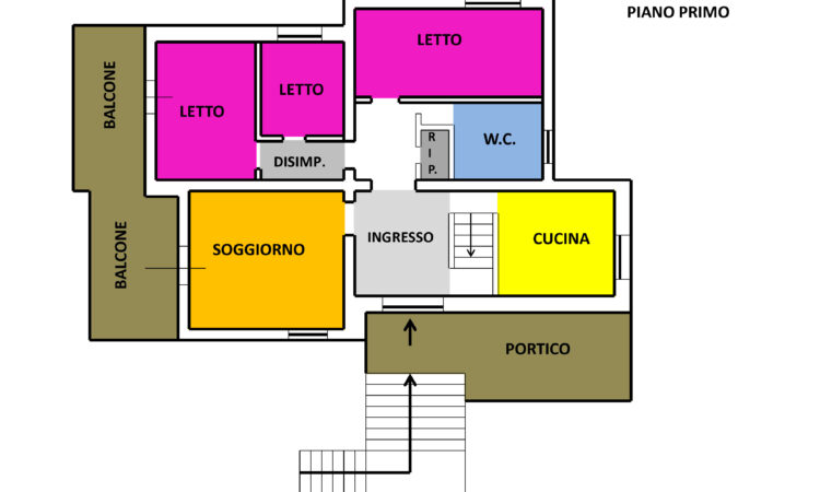 Casa indipendente a Sant’Angelo Dei Lombardi 2437 - Tutte le planimetrie